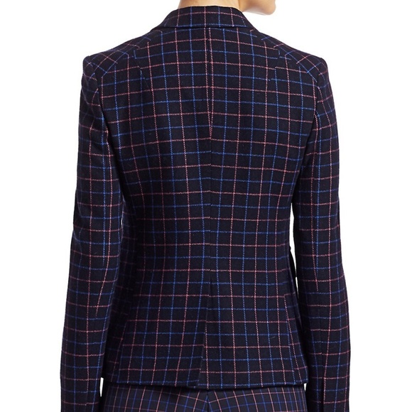 rag & bone Nancie Virgin Wool Blend Check Blazer, 4 - Picture 3 of 6